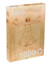 Puzzle Enjoy de 1000 de piese - Omul Vitruvian